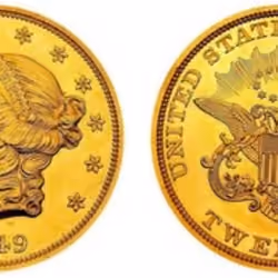 1849 Gold Twenty D. "Liberty Double Eagle"