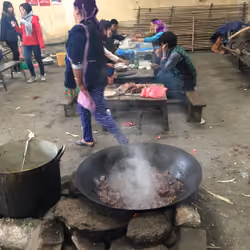 Thang co food in Ha Giang, Vietnam