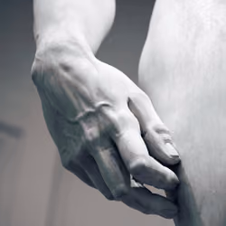 Michelangelo, David; Right Hand