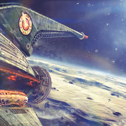 Shuttle in Space - Hit the road!