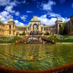 Blue skies in Marseille