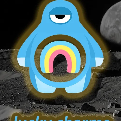 Lucky Charm Crypto Alien - Rainbow