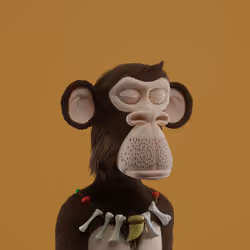 3D Bored Ape Club #71