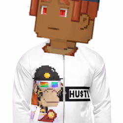 Voxie 4322 rocking that Cryptohustlenftees.com wear