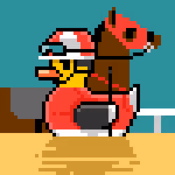 CryptoDuckie #491 | Jockey Duckie