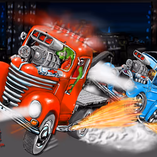 Hook And Go Tow Truck Driver