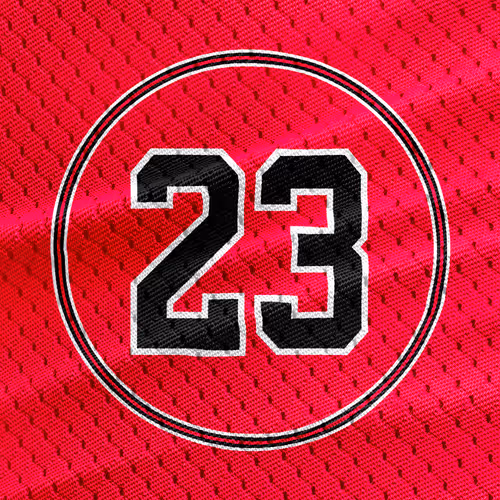 Michael Jordan. Crypto Jersey Number 23 NFT.  Chicago Bulls. RARE 