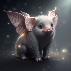 Glitter Piglet