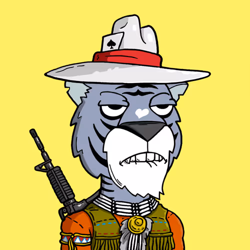 Grouchy Tiger Social Club #1601