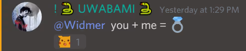 A marriage proposal