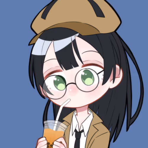 Cute Glasses Girl Chibi