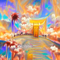 The Golden Gate in Heaven