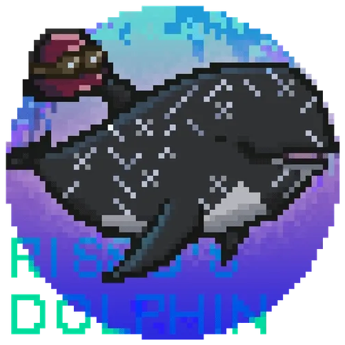 No.024_RISSO’S DOLPHIN -Denim color -