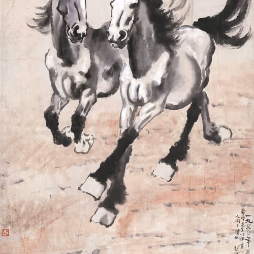 Master Xu Beihong's paintings Horse NFT version
