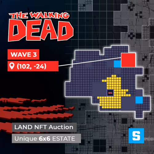 Wave 3 / The Walking Dead Sale - 6x6 Estate M [102,-24]
