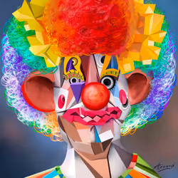 the clown secretly fell in love with her