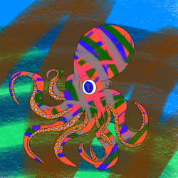 THe colorful Octopus 