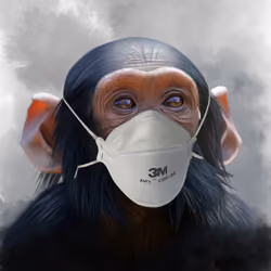 Just One Wise Monkey - Mouth and Nose