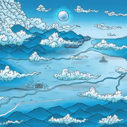 G015-c Chikugo Area CYAN