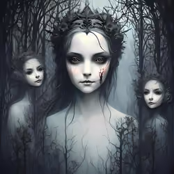 Faces in the Forest