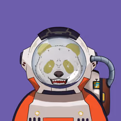 Panda Astronaut Club #100