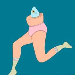 Running fish #1
