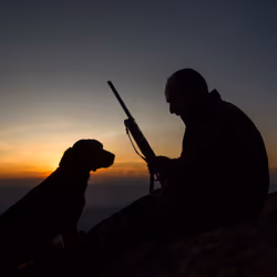 hunter and his friend