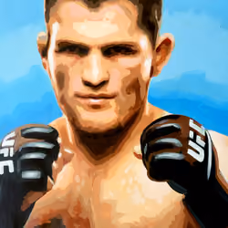 Khabib Nurmagomedov. Oil Painting.