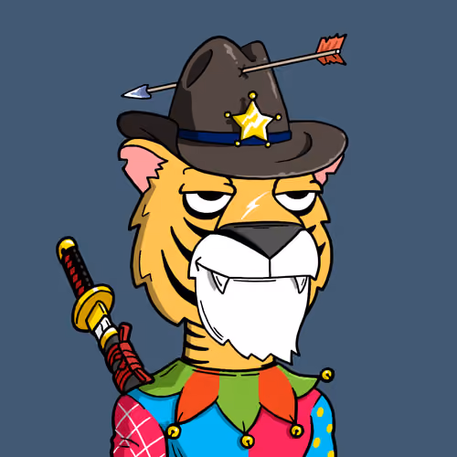 Grouchy Tiger Social Club #5400