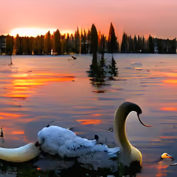 A celebration of swans