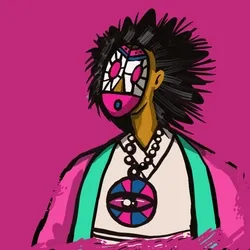 emit light #23 God mask