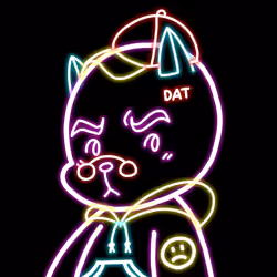 moody neon dat #0391 rare
