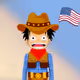 Luffy cowboy