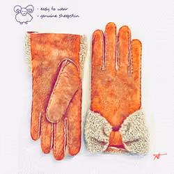 BTC Sheepskin gloves Man
