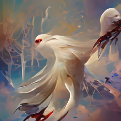 White Energy Bird