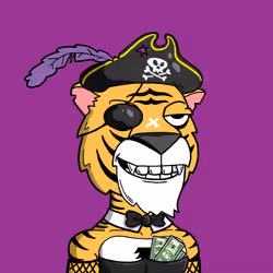 Grouchy Tiger Social Club #8121