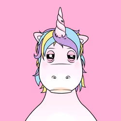 rainbow hair unicorn pink
