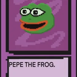 PEPE THE FROG CARD. 