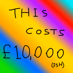 £10,000 in rainbow