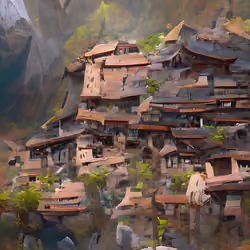 Village in the Mountains