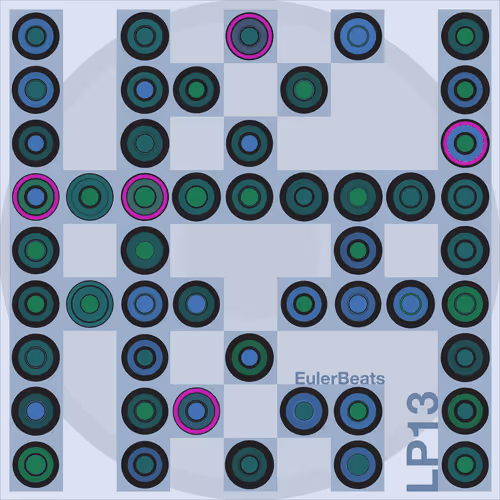 EulerBeats LP13 Generative Cover Art