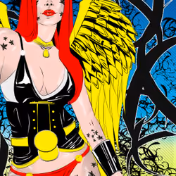 Mechanical Angel:  Ruby Gold