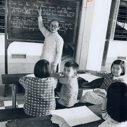 the old saigon - vietnam