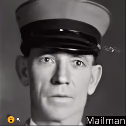Mailman Watching a Drone
