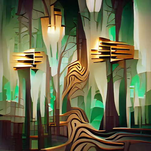 Ai Generated Art Deco Artworks Collection