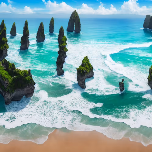 Green Bowl Beach (Pantai Green Bowl), Bali