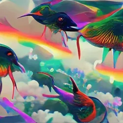Humming Birds - Audio Visual Art