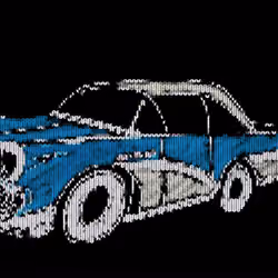 ArtWeave Cuban Car Blue AW21002