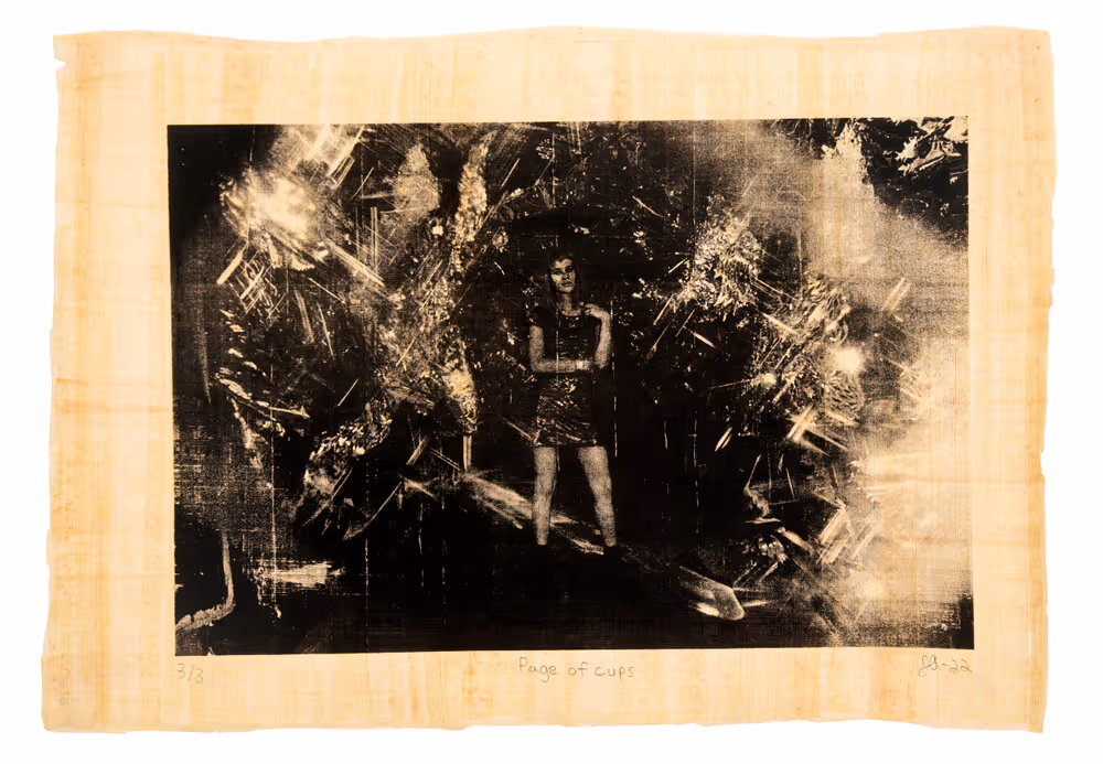 Justin Aversano - Page of Cups - Physical Tarot Scroll - 3/3