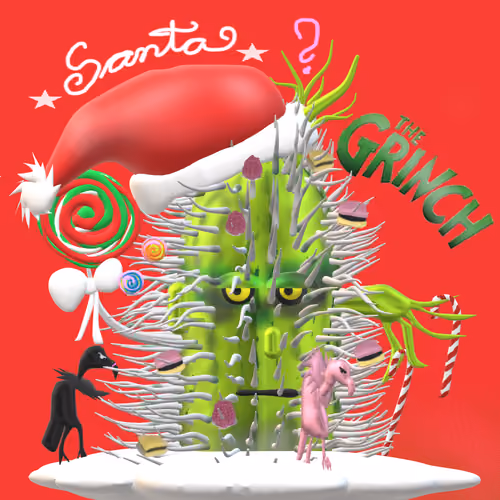  "Santa 'r Grinch?"